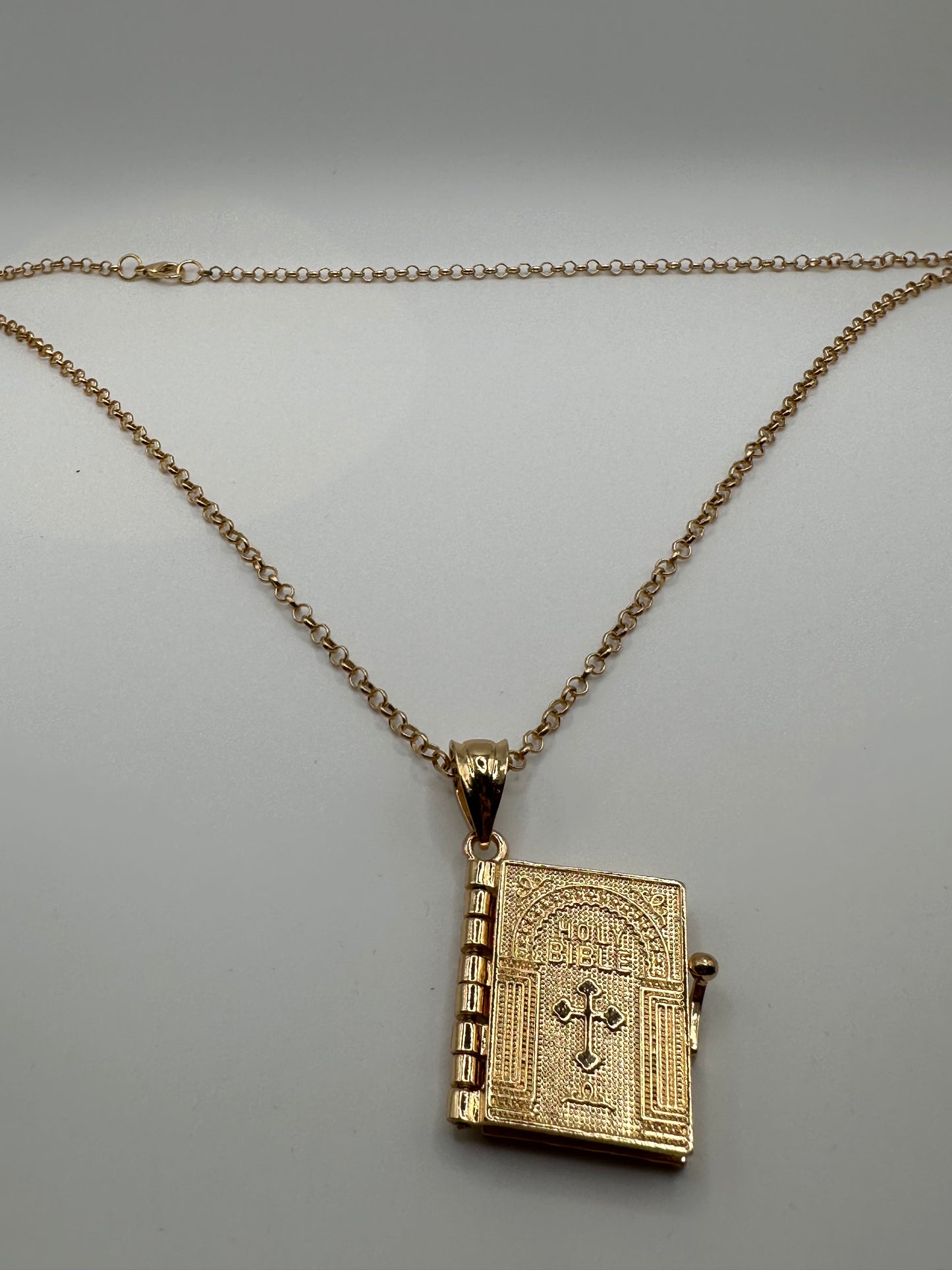 #25 Holy Bible Guld halsband